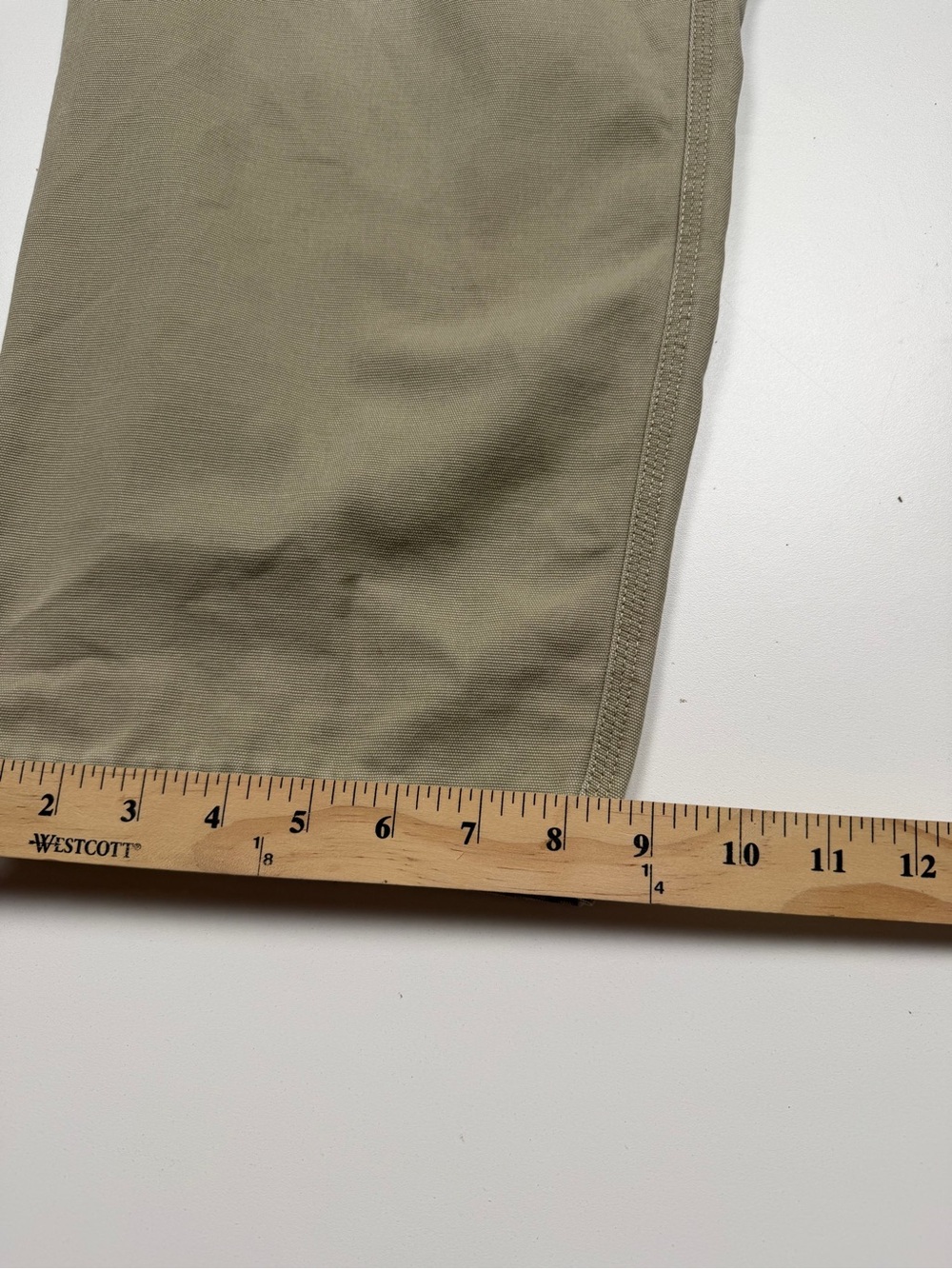 Vintage Patagonia Cotton Twill Chino Pants Mens W36 Khaki 90s Flat Front - Picture 11 of 11